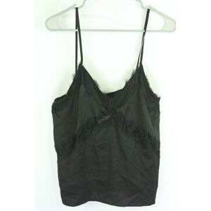 Love Tree Black Camisole Cami Lace Sleeveless Adjustable Straps Boutique New